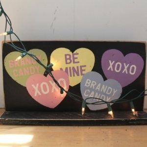 brandy melville wooden sign vintage